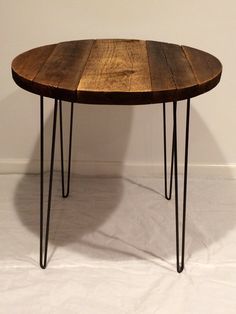Round Pipe Table No Assembly Required