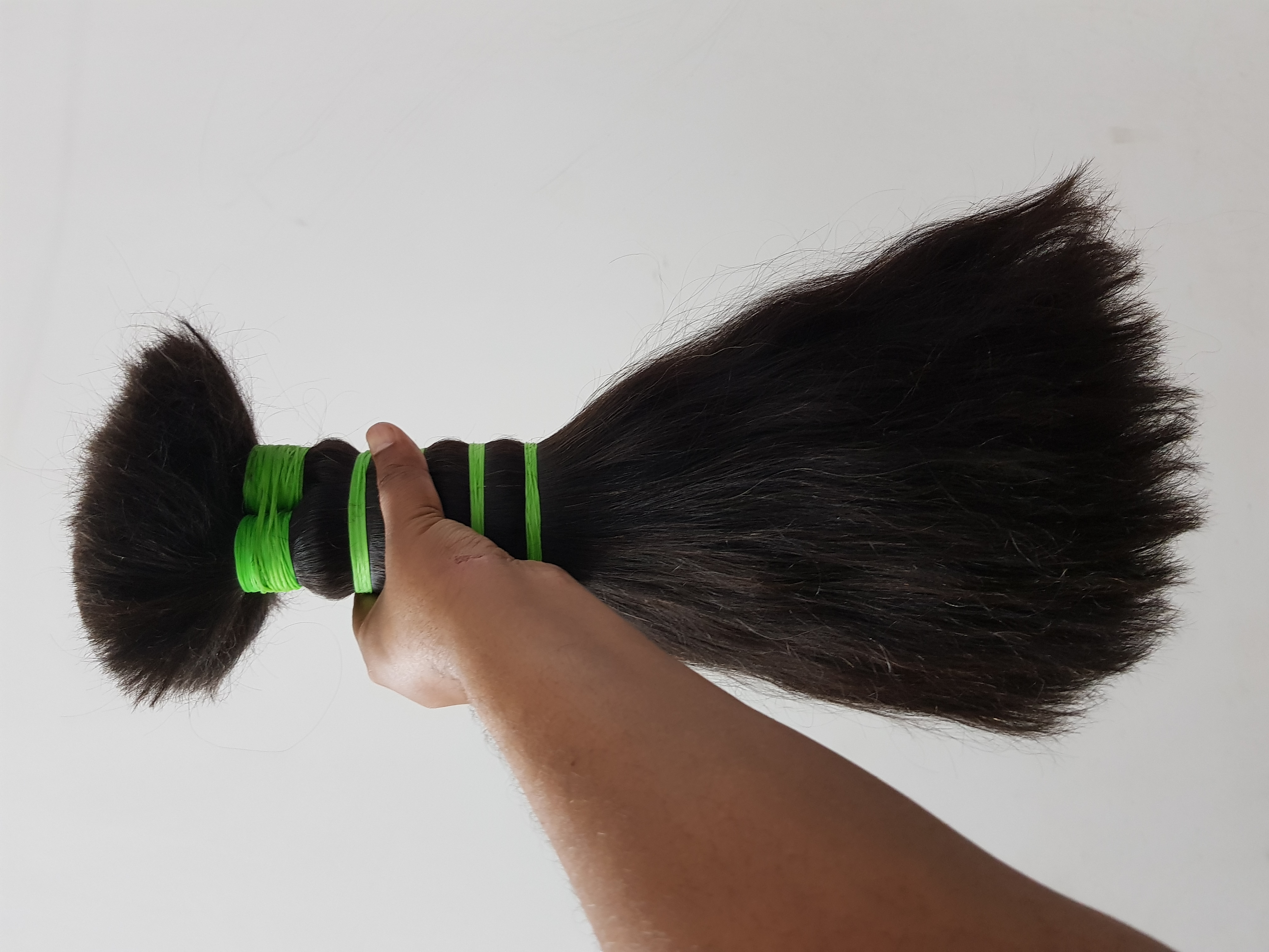 Black Non Remy Hair Bulk Hair