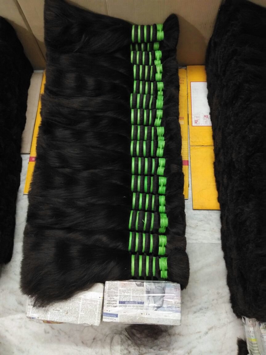 Black Non Remy Hair Bulk Hair