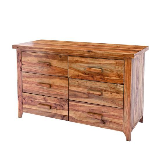 Industrial-3-drawer Side Table - 17x12 Cm, Natural Color | Eco-friendly, Uv Resistant, Glossy Surface Finish, Elegant Antique Look, No Assembly Required, 19 Kg Weight