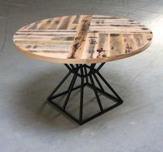 Riveted Dining Table No Assembly Required