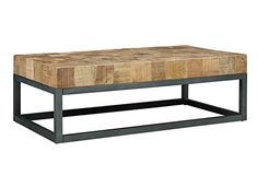 Smooth Finishing Coffee Table With Rivets