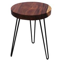 Smooth Finishing Coffee Table With Live Edge Top