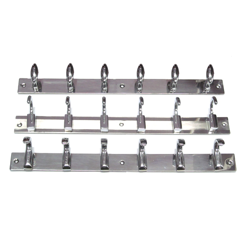 Metal and SS Khunti - Stainless Steel, Silver | Supports Heavy Garments, Ideal for Industrial and Home Use