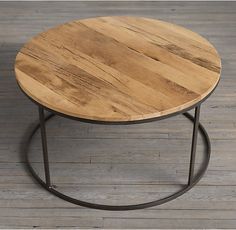 Smooth Finishing Coffee Table In Round Pipe