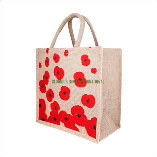 Printed Jute Bags Size: 38 X 42 X 20