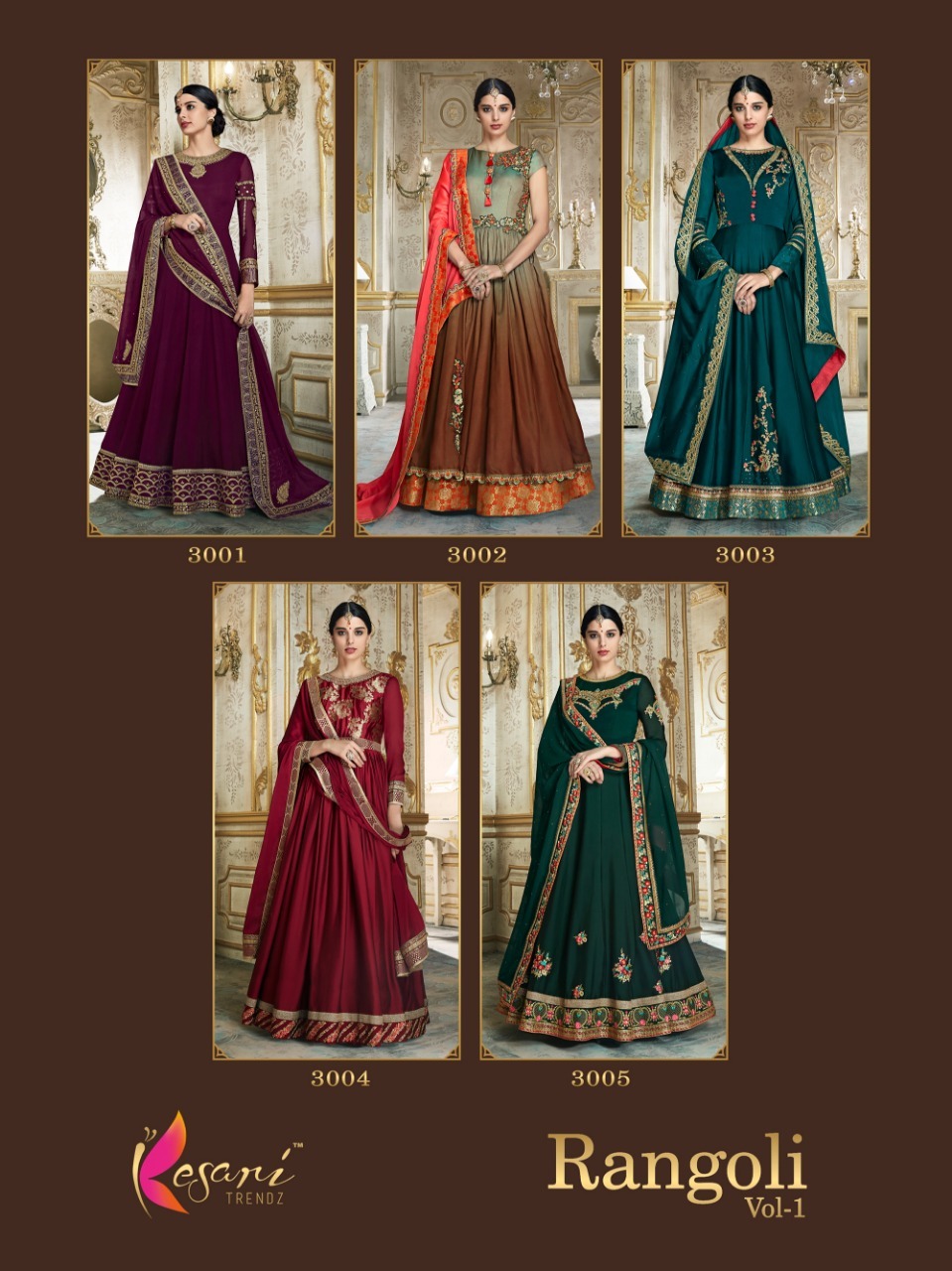 Red Designer Anarkali Salwar Suits