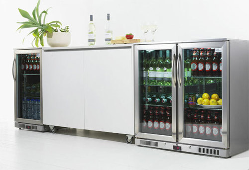 Silver Bar Counter Storage