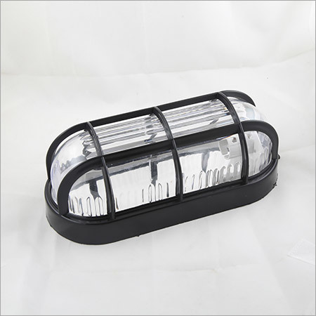 C.F.L Bulkhead Capsule 13w Black - PVC, 8-10 Inch Length | Surface Mounting, Flicker-Free, Modular Design for Various Applications