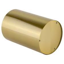 Metal Stainless Steel Silver Cylinder Urn