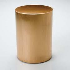 Metal Stainless Steel Silver Cylinder Urn