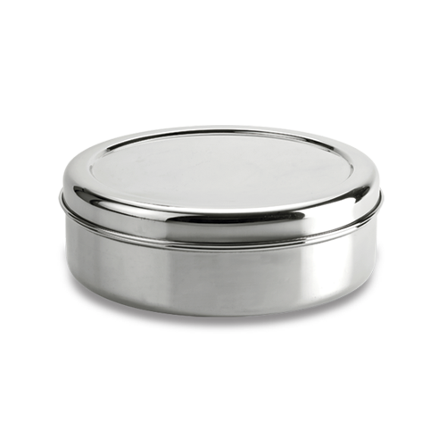Stainless Steel Puri Daba - 22 Gauge, 4 Piece Set Weighing 805 Grams