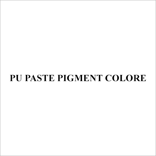PU Paste Pigment color