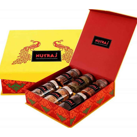 6 जार ड्राई फ्रूट गिफ्ट बॉक्स