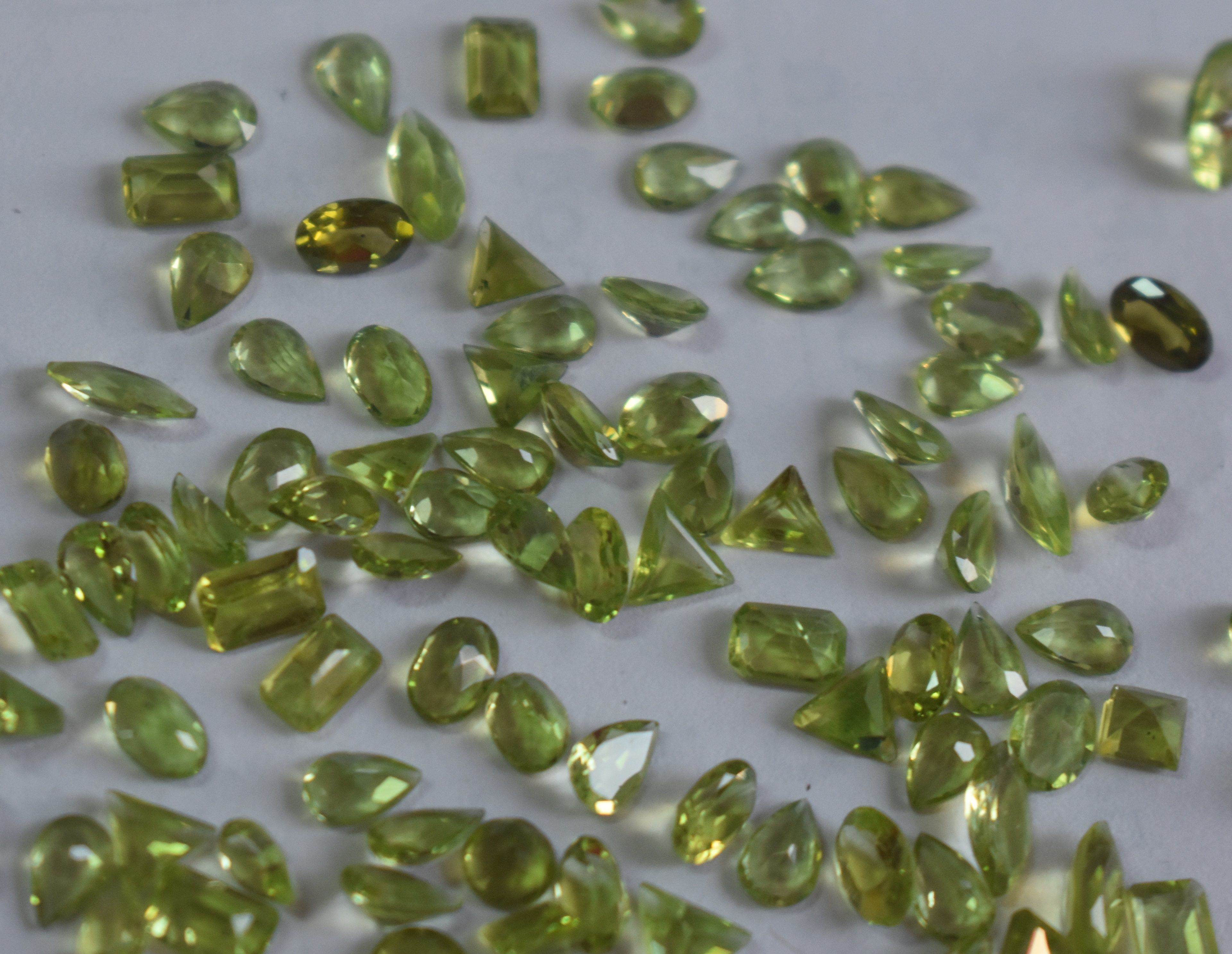 Peridot Cabutions Cut Stone
