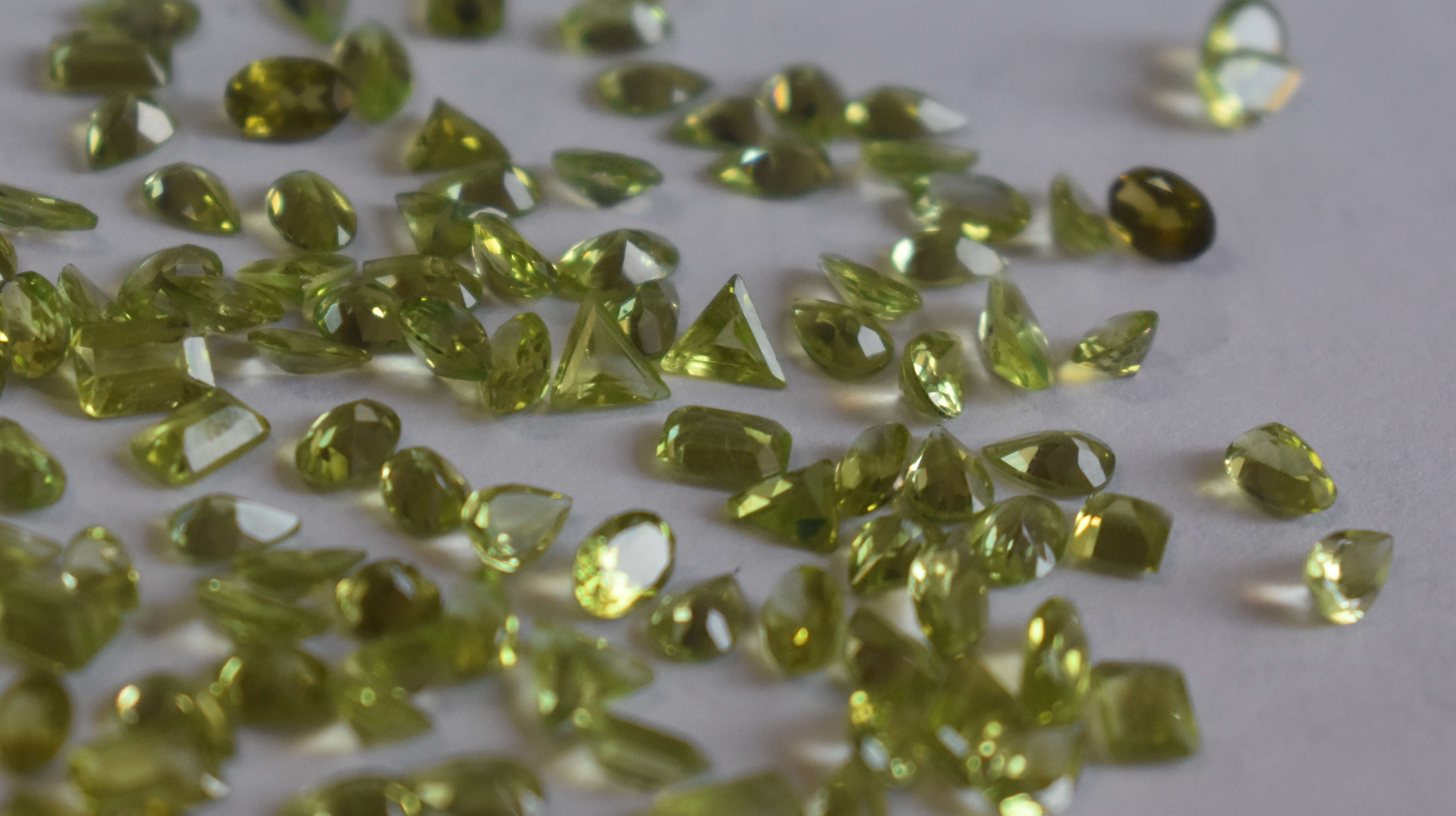 Peridot Cabutions Cut Stone
