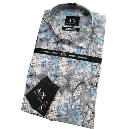 Cotton Blue Casual Shirt