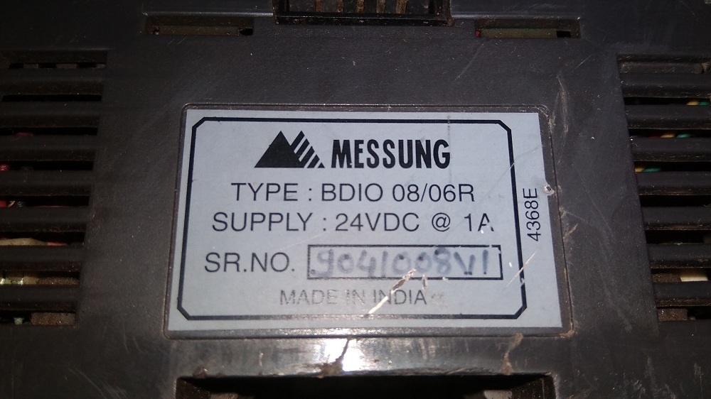 Messung Plc Bdio 08/06r