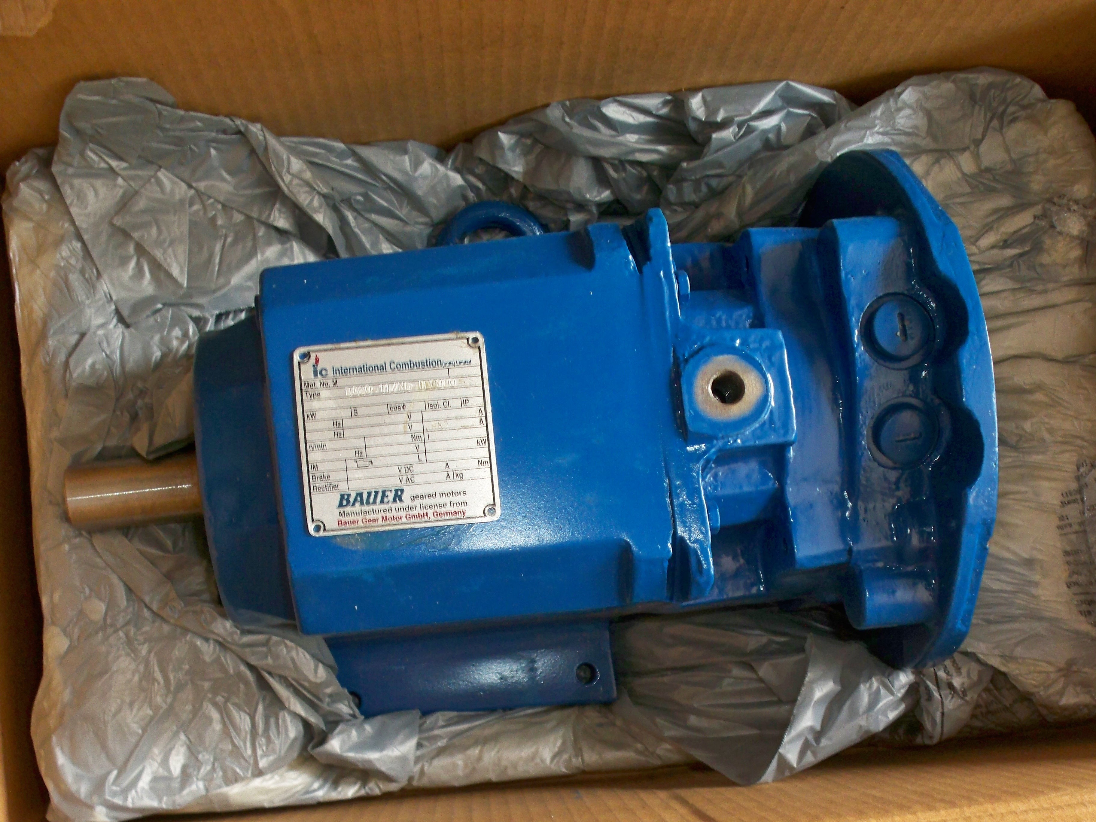 Grey Inline Helical Geared Motor