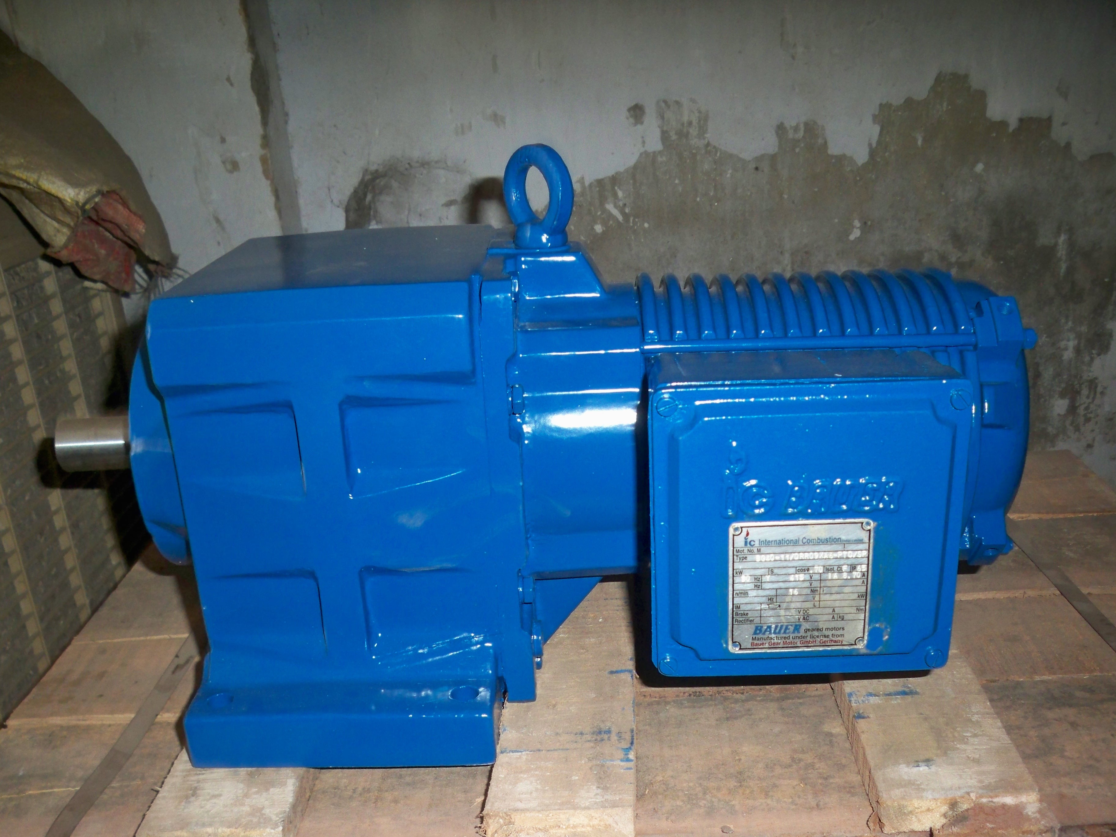 Grey Inline Helical Geared Motor