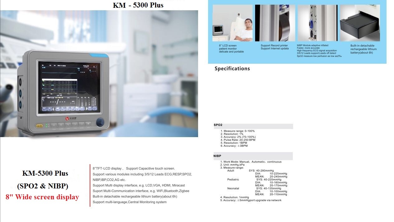 Pulse Oximeter Kms 5300 Plus