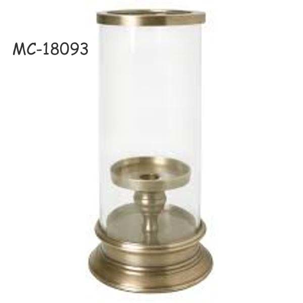 Pillar Candle Holder - Brass, Iron & Aluminium Materials, Various Finishes Available - Customizable Design Options