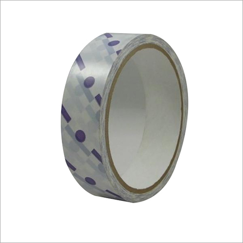 Plasma Indicator Tape - Crepe Paper, 19 MM x 30 MTR , White with Purple Pattern, Pressure-Sensitive Adhesive for Sterilization Validation