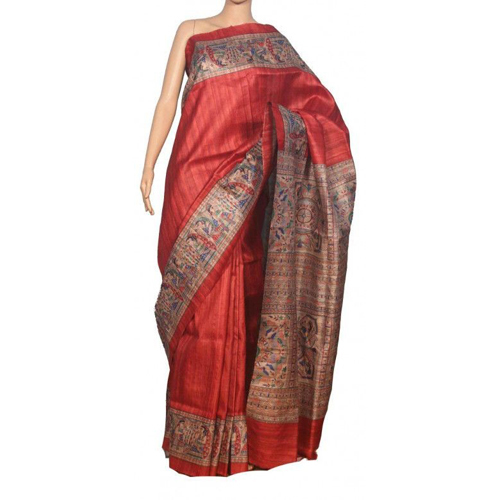 महिलाओं की शुद्ध रेशम की पार्टी वियर साड़ी