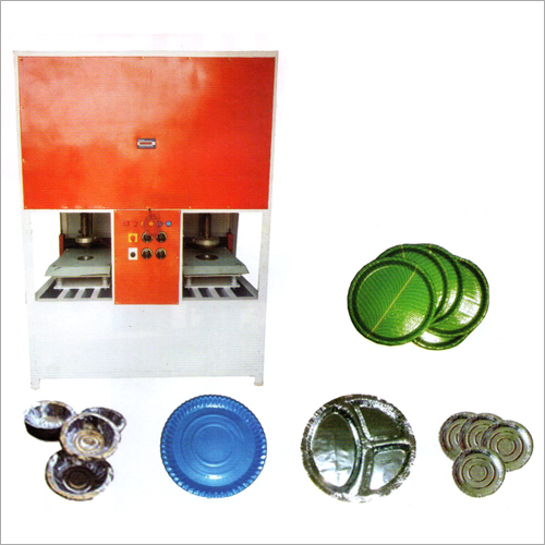 पूरी तरह से स्वचालित पेपर डोन प्लेट्स डबल डाया मशीन