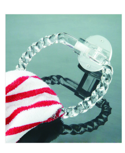 स्टेनलेस स्टील डायमंड टॉवल रिंग