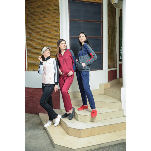 Red Black Ladies Tracksuit