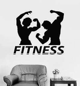 Fitness Gym Wall Art Design
