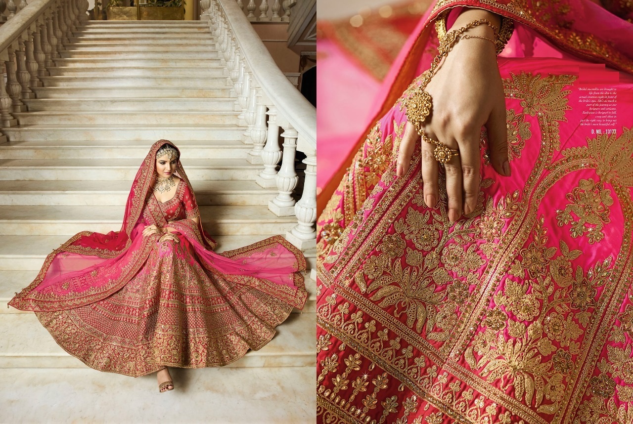 Green Bridal Lehanga Choli Wholesaler