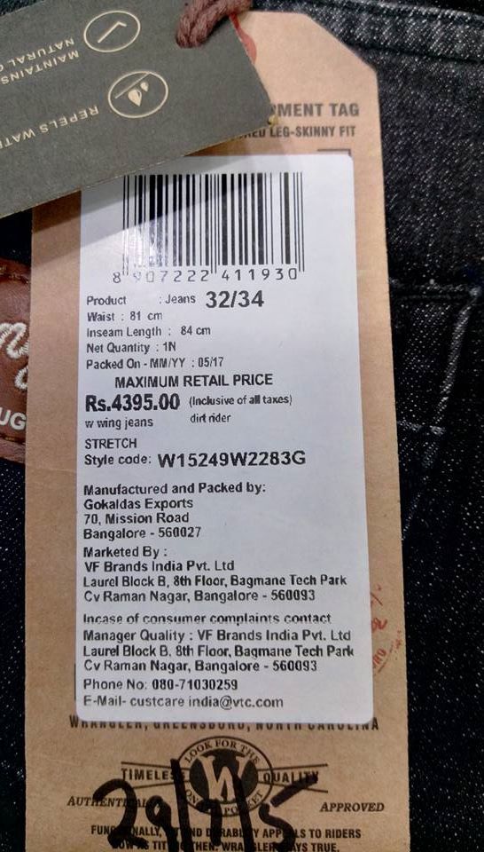 Multi Shades Branded Jeans With Bill For Resale In India