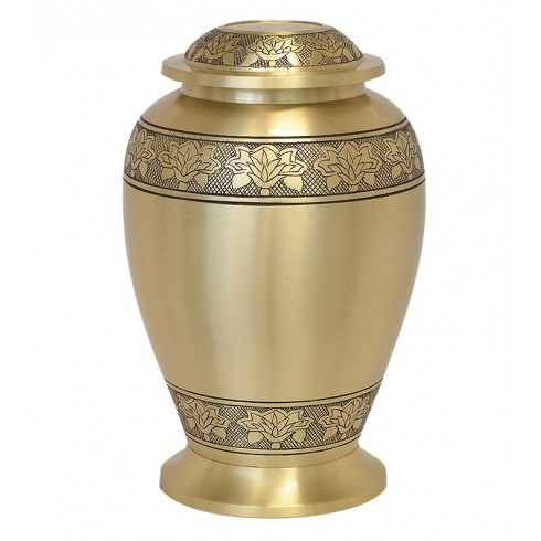 Cashmere White Butterfly Urn - 11.5" Tall X 6.5" Wide | Genuine Brass, Elegant Fluttering Butterfly Design, Personalization Option Available