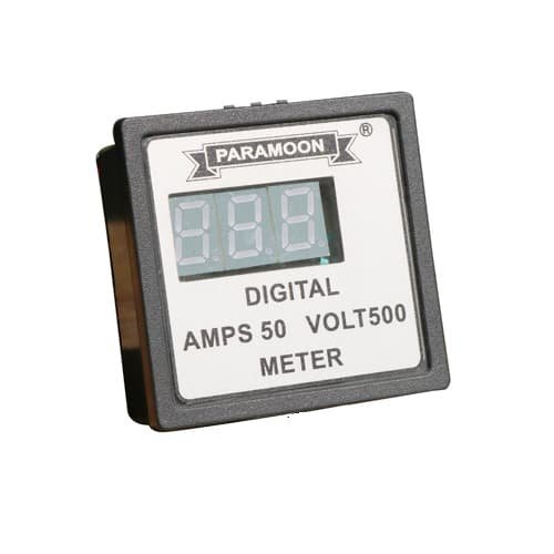 Plastic Digital Amp & Volt Meter