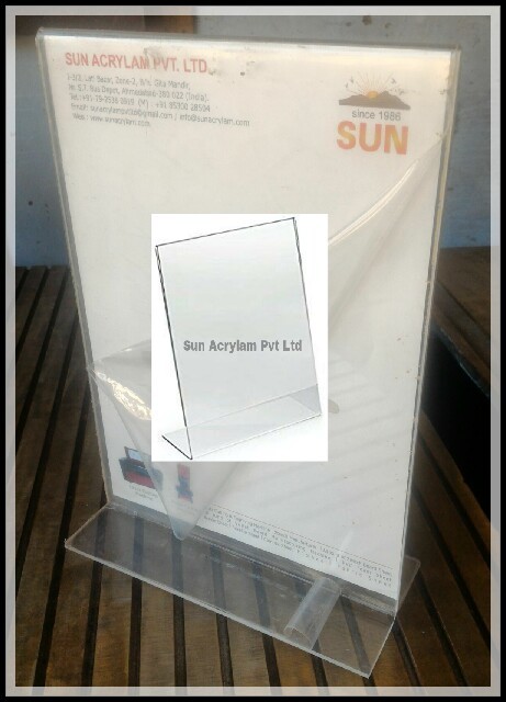 Wall Mount Acrylic Paper Display - Clear Acrylic, Custom Size Options, 100% Light Transmittance, 2mm Thickness Or More, Versatile For Photographs And Certificates