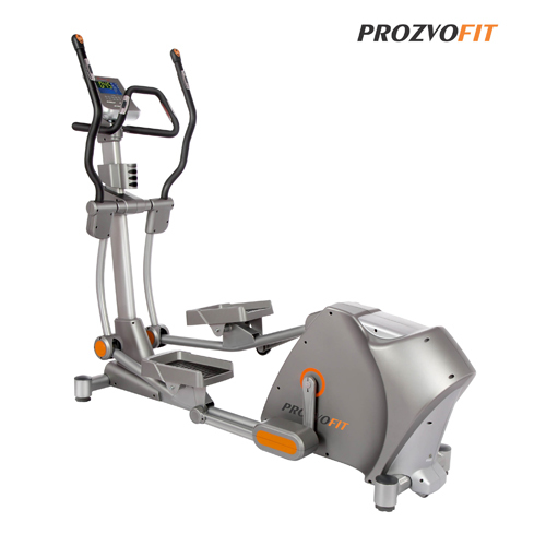 Gym Equipment - 1800x700x1600 mm, Gray | Elliptical Trainer with Magnetic Resistance, 10 kg Flywheel, Low-Impact Full Body Exercise