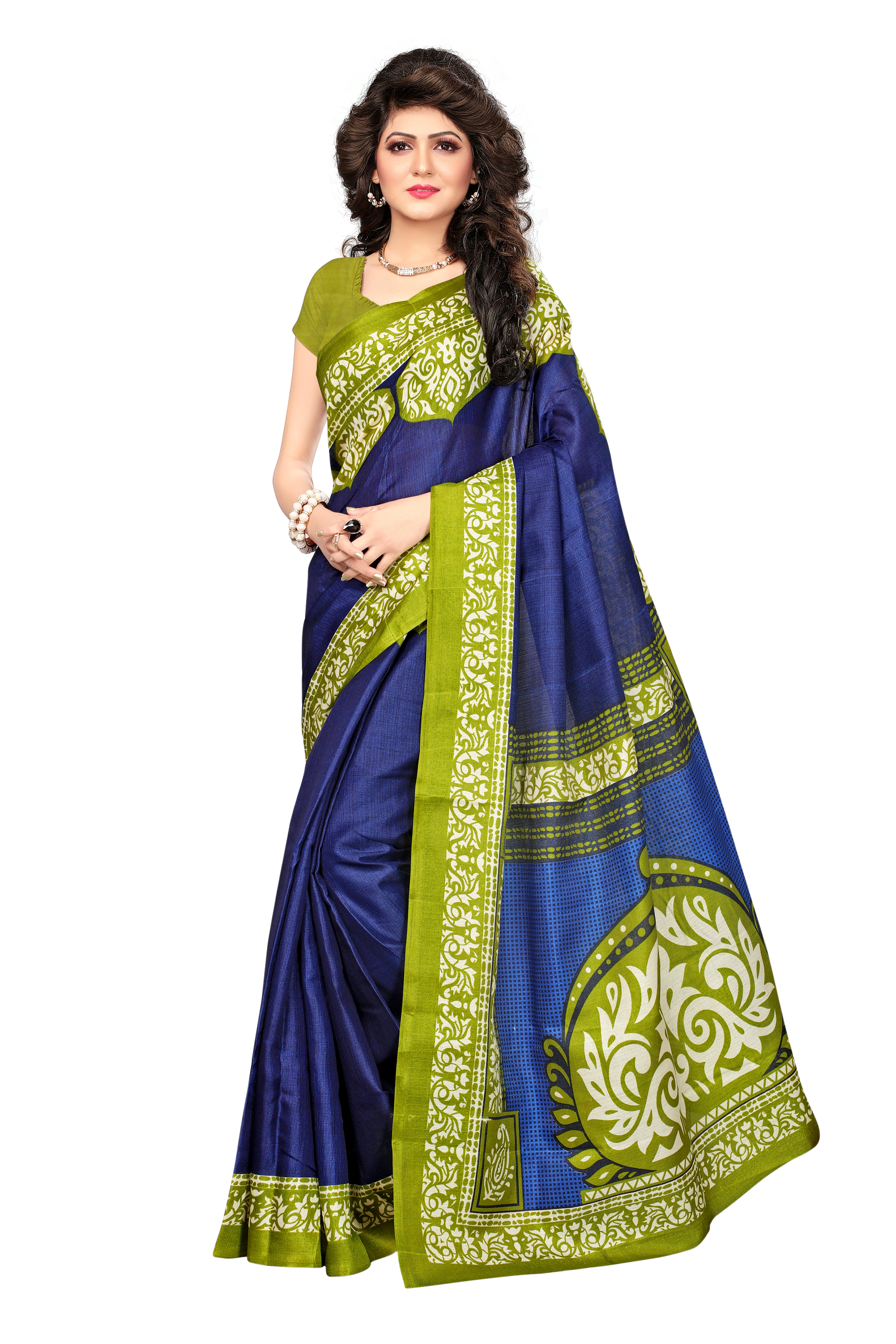 Indian Printed Sarees - Art Silk, 5.5 Mtr Length, Multicolor | Zari Work, Suitable For All Seasons, Elegant Indian Style