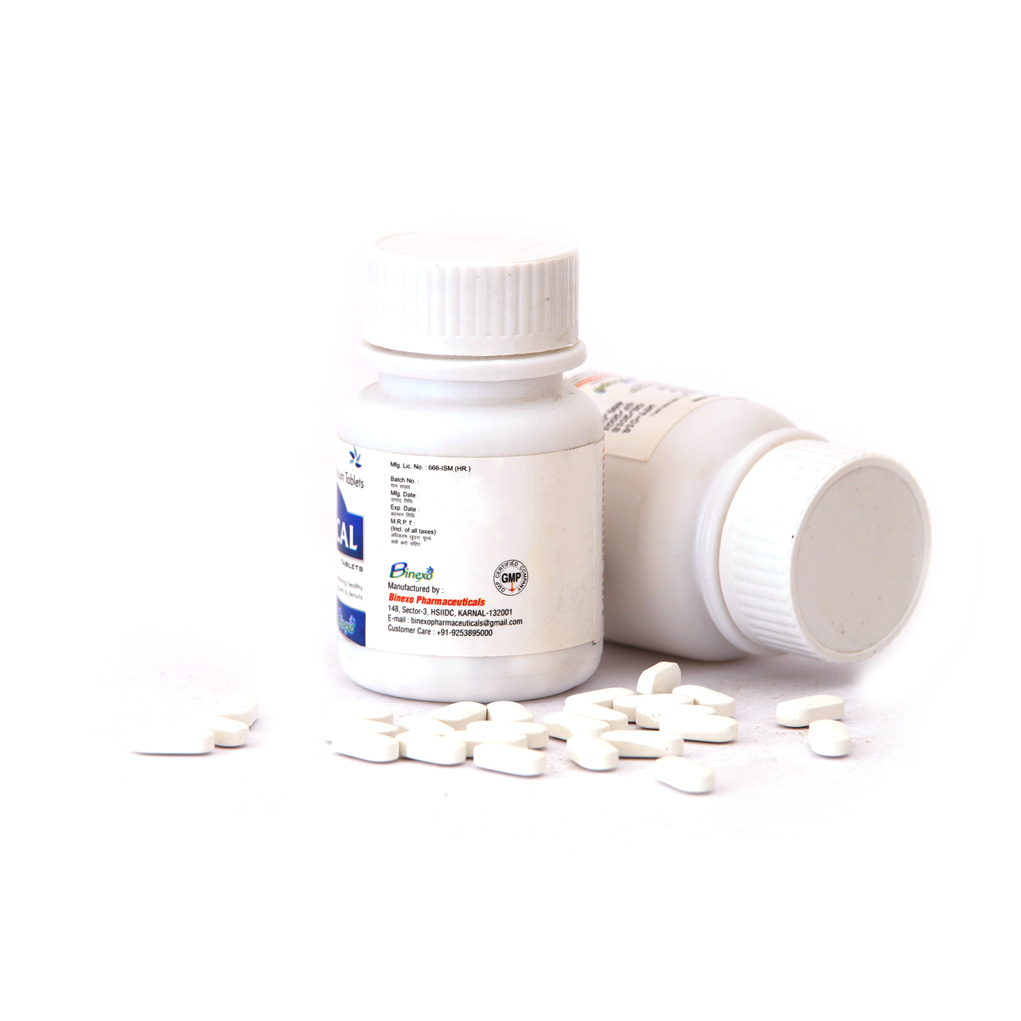 Ayurvedic Healthy Bone Tab - 60 White Round Tablets, 10mm | Calcium, Zinc, Vitamin D3, Faster Recovery, Treats Fractures