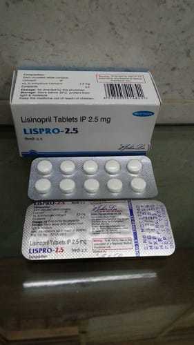 Lisinopril Tablets - 2.5mg, 5mg, 10mg | Effective High Blood Pressure Management For All Ages