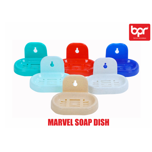 Soap Dish - Plastic, Oval Shape, 25-40g | Available in 6 Colors: Red, Blue, Green, White, Beige, Soft Material for Versatile Usage