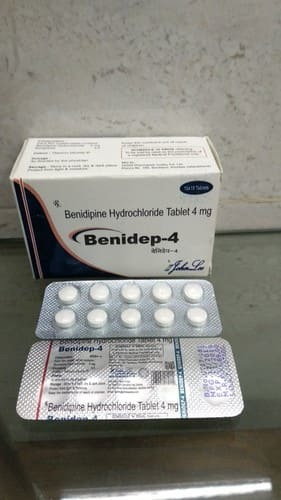 Benidipine Hydrochloride Tablets - 4 Mg, 8 Mg | Suitable For All Ages, Effective Blood Pressure Management