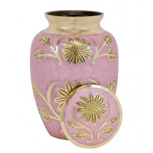 Silver & White Homeward Bound Cremation Urn