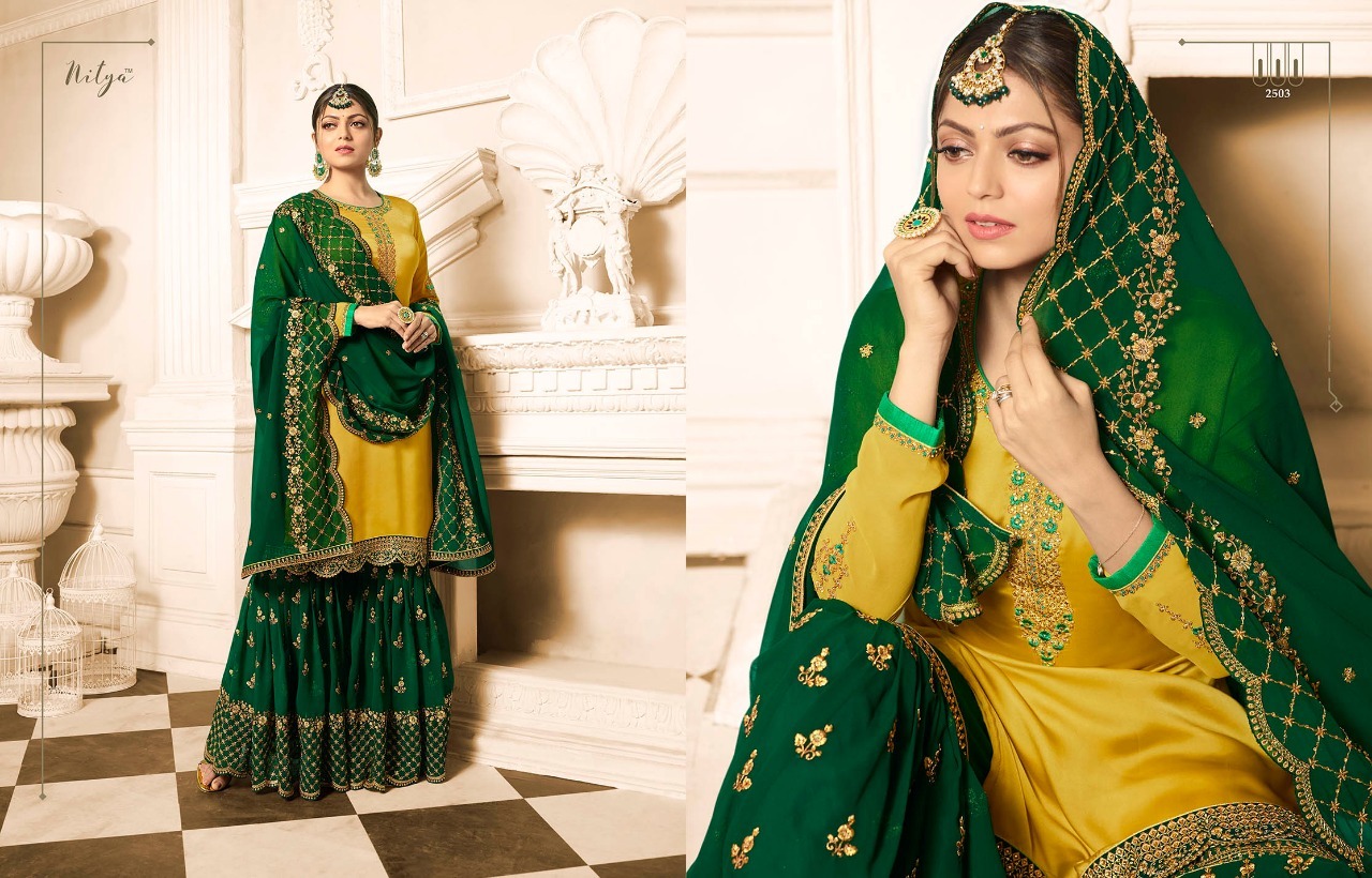 Yellow New Heavy Anarkali Salwar Suits