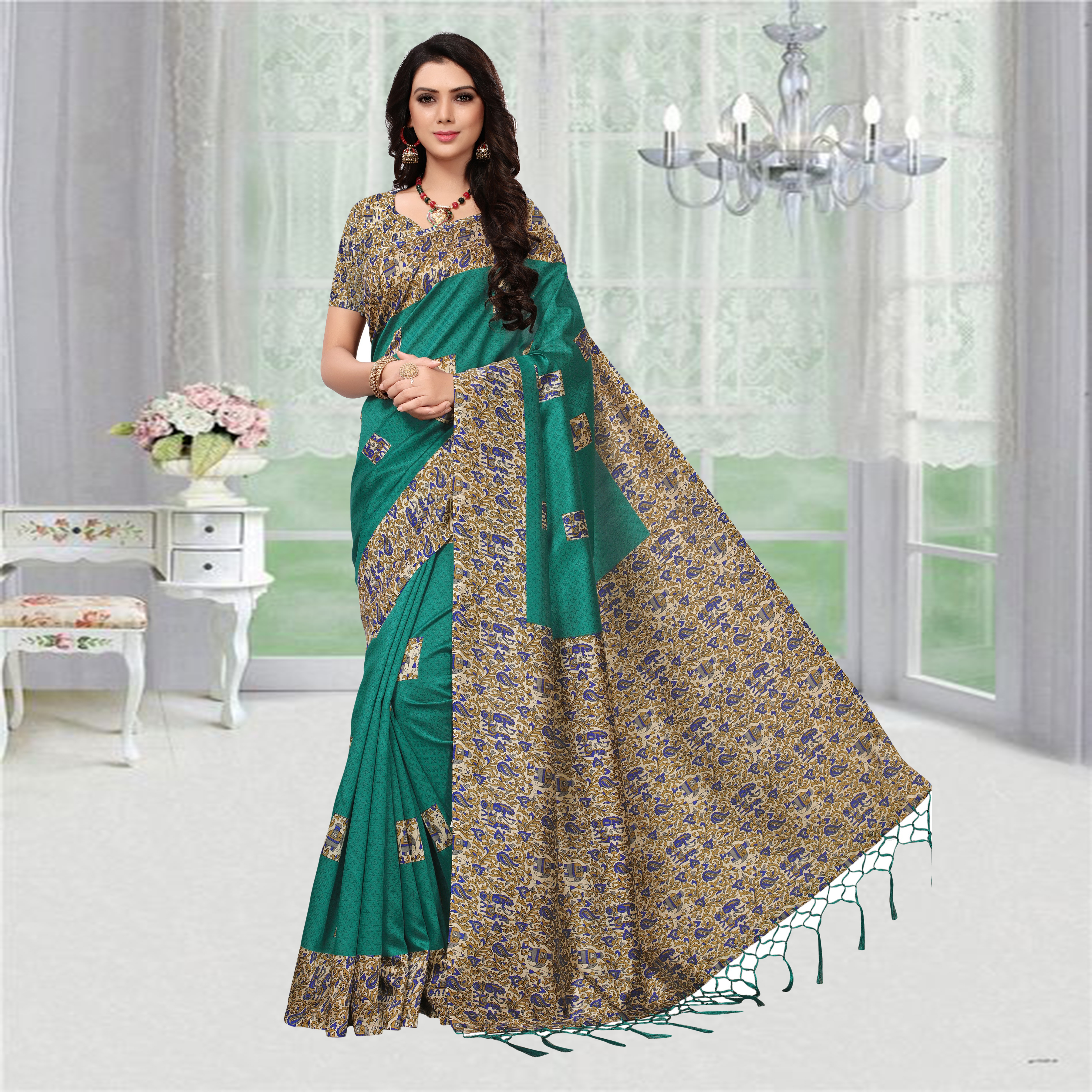 Printed Exclusive Silk Saree