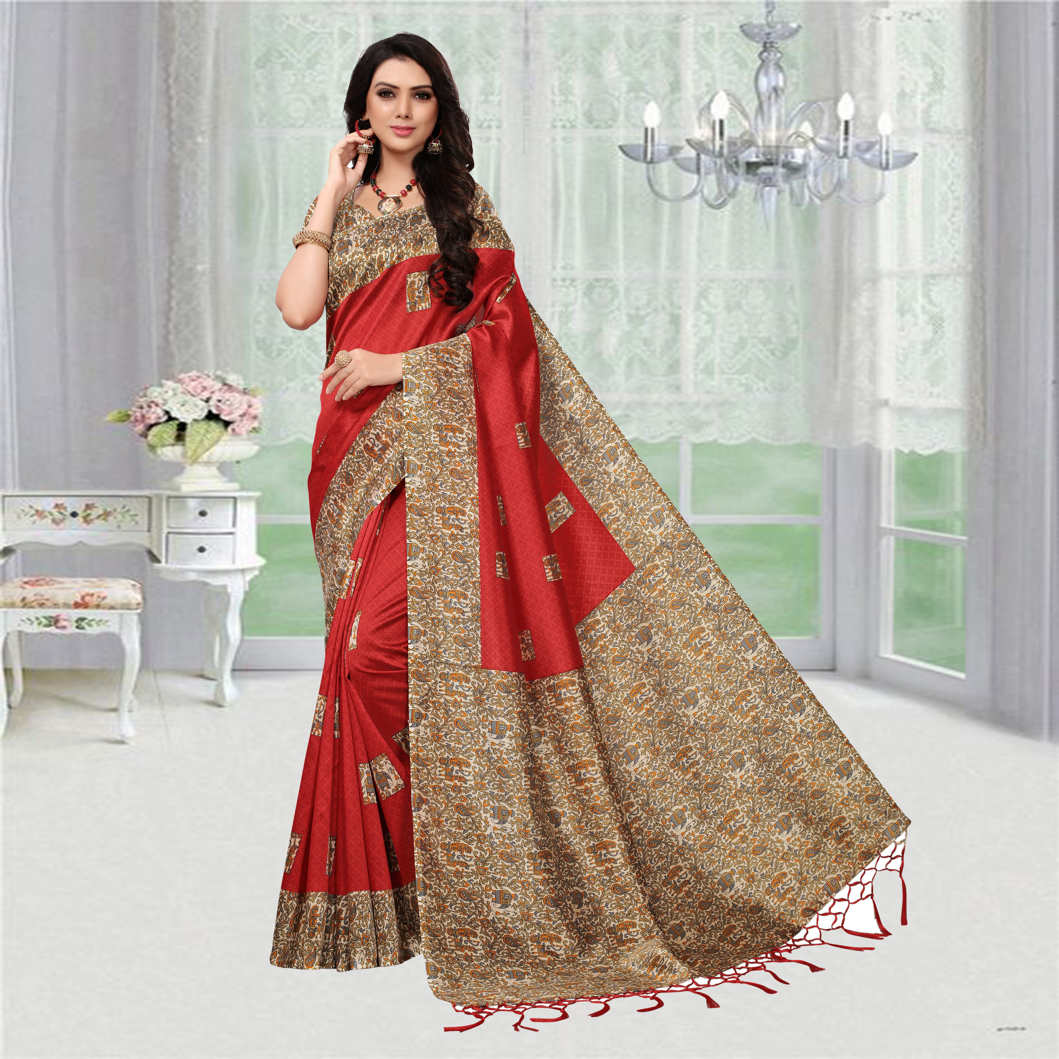 Printed Exclusive Silk Saree