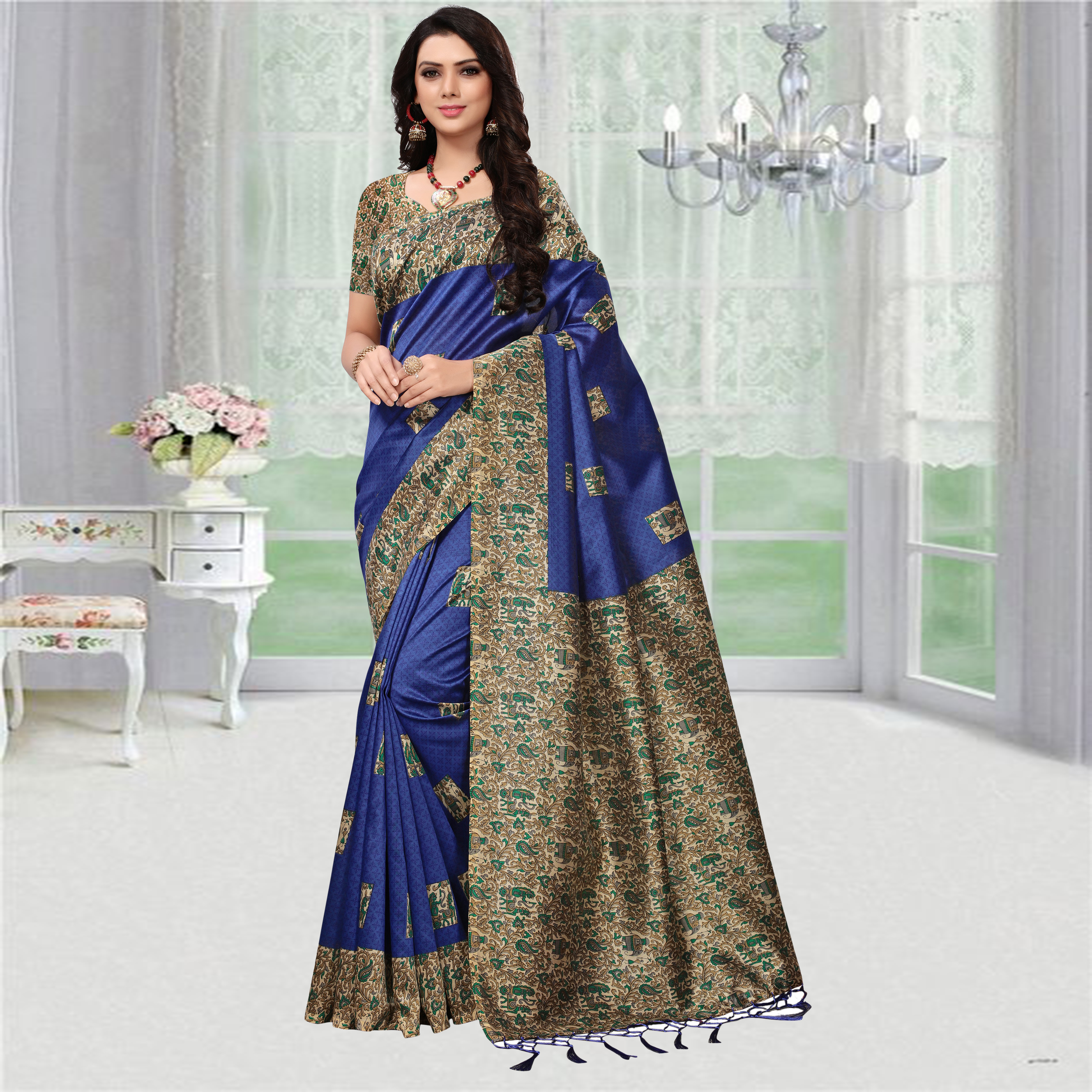 Printed Exclusive Silk Saree