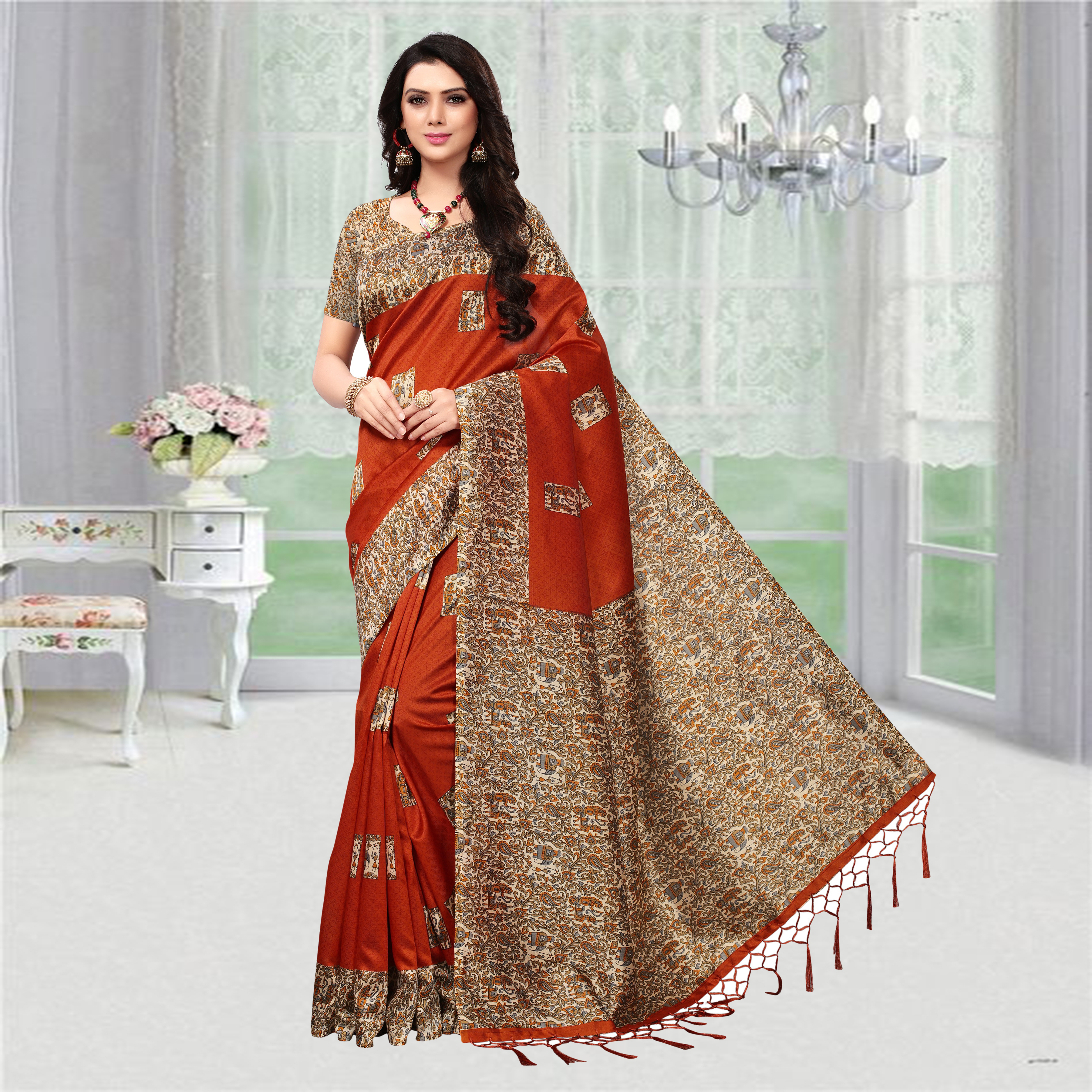 Printed Exclusive Silk Saree