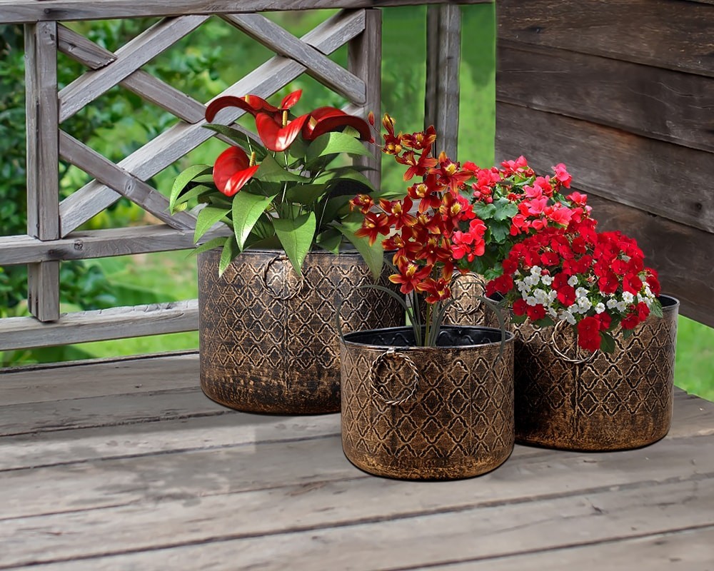 Iron Planter / Brass Planter / Outdoor Planter